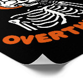 Skelet Overdenken Poster (Hoek)