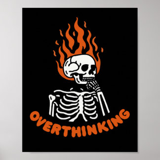 Skelet Overdenken Poster