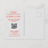 Skelet Paar QRC Briefkaart Bruiloft (Achterkant)