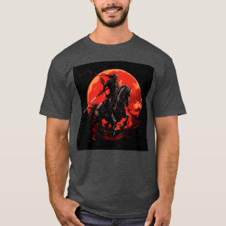 Skelet paard Menselijk skelet Paardrijden Zwaard f T-shirt