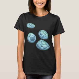 Skelet Panda Zee-uitstorting - Knuffel Zee-uitstor T-shirt