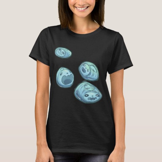 Skelet Panda Zee-uitstorting - Knuffel Zee-uitstor T-shirt (Voorkant)