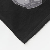 Skelet Piraat & Voetbal Halloween Kostuum Fleece Deken (Hoek)