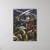 Skelet Pirate Canvas (Voorkant)
