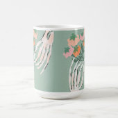 Skelet Pompoen Boeket Halloween Koffiemok (Center)