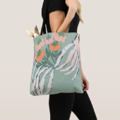 Skelet Pompoen Boeket Halloween Tote Bag (Dichtbij)