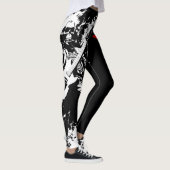 Skelet Punk Rock Custom Text Street Art Leggings (Rechts)