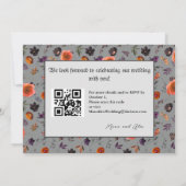 Skelet QRC Bruiloft Uitnodiging (Achterkant)