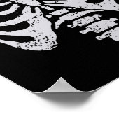 Skelet Rib Cage Flower Easy Halloween Kostuum Poster (Hoek)