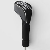 Skelet Ribbenkast Halloween Kostuum Golfheadcover (Schuin)