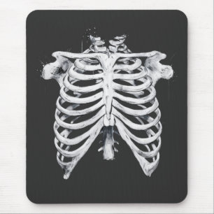 Skelet Ribbenkast Halloween Kostuum Muismat