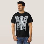 Skelet Ribbenkast T-shirt (Voorkant volledig)