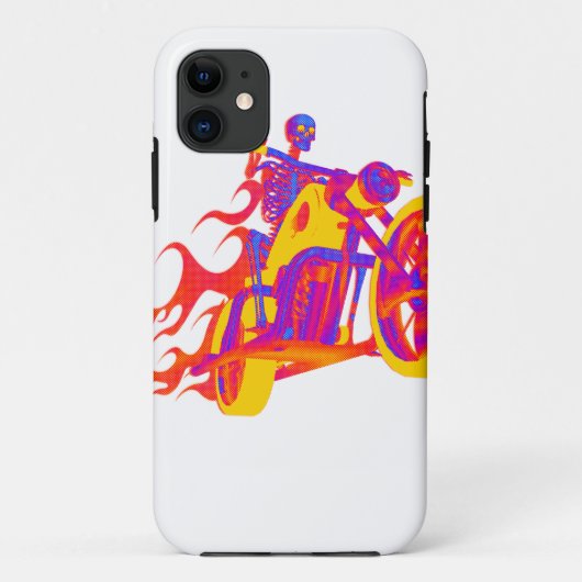 Skelet Riding motor Case-Mate iPhone Case (Achterkant)