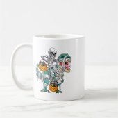 Skelet Rijden Dinosaurus T Rex Fun Kinder Jongens  Koffiemok (Links)