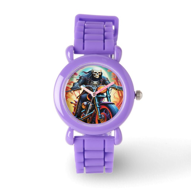 Skelet Rijden door de vuurgrot Horloge (Voorkant)