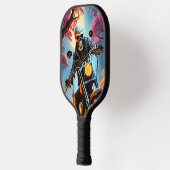 Skelet Rijden door de vuurgrot Pickleball Paddle (Links)