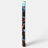 Skelet Rijden door de vuurgrot Samsung Galaxy Hoesje (Linkerkant)