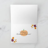 Skelet rijdt op de fiets Fijne Halloween Spooky Kaart (Binnen)