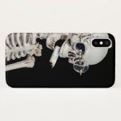 skelet roken sigarettenpeuk Case-Mate iPhone case (Achterkant (horizontaal))