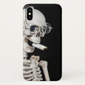 skelet roken sigarettenpeuk Case-Mate iPhone case (Achterkant)