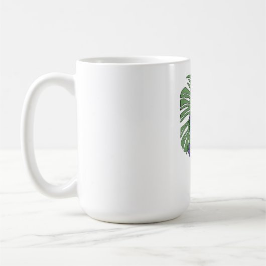Skelet Roos en Monstera Koffiemok (Links)