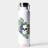 Skelet Roos en Monstera Waterfles (Voorkant)