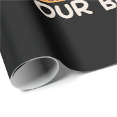 skelet-santa-spelen-snowboarden-sneeuw-winter-ti cadeaupapier (Rol Hoek)