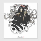 Skelet, schedel, dood, Sticker (Vel)