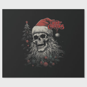 Skelet Schedel Grappig Prettig Kerstmis Sinterklaa Cadeaupapier