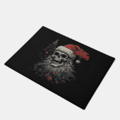 Skelet Schedel Grappig Prettig Kerstmis Sinterklaa Deurmat (Schuin)