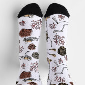 Skelet Scuba Divers & Coral Sokken (Top)