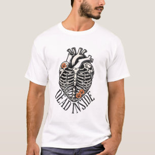 Skelet seizoen's Groeten T-shirt