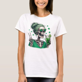 Skelet Shamrock Sip T-shirt
