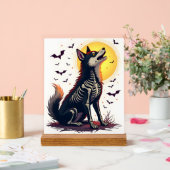 Skelet Shiba Schreeuw Acryl Bord (Huwelijk)
