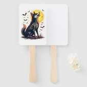 Skelet Shiba Schreeuw Handwaaier (Voorkant en achterkant)
