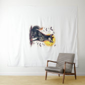 Skelet Shiba Scream Wandkleed (In Situ (horizontaal))