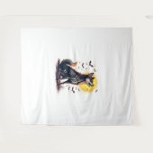 Skelet Shiba Scream Wandkleed (Voorkant (horizontaal))