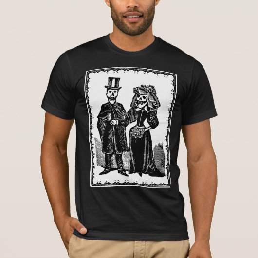 Skelet — Shirt (aanpassen) (Voorkant)