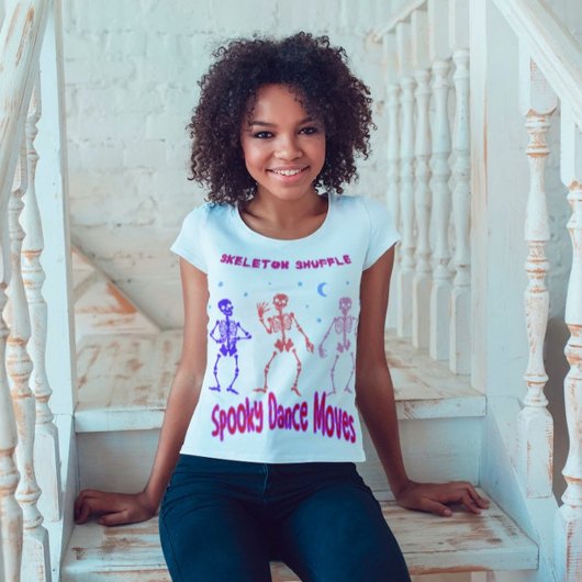 Skelet Shuffle Spooky Dance Moves T-shirt