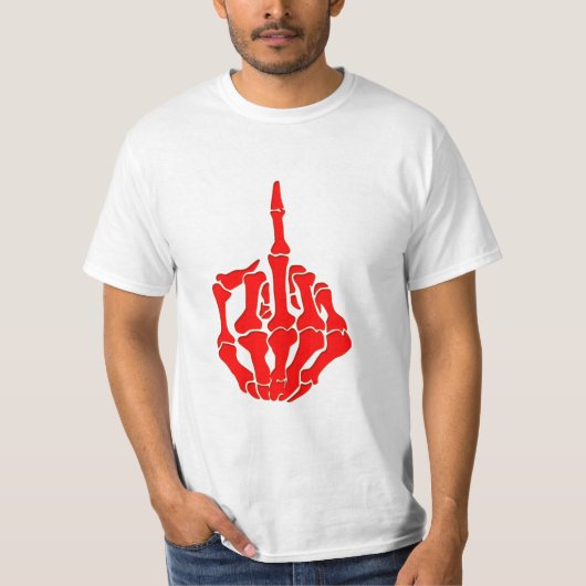 Skelet Silhouette T-shirt (Voorkant)