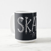 Skelet SKATE Horror Design Koffiemok (Voorkant links)