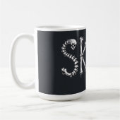 Skelet SKATE Horror Design Koffiemok (Links)