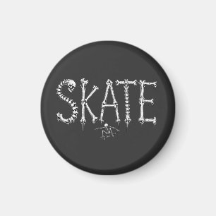 Skelet SKATE Horror Design Magneet
