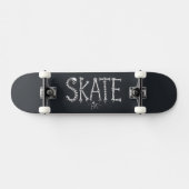 Skelet SKATE Horror Design Persoonlijk Skateboard (Horizontaal)