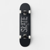 Skelet SKATE Horror Design Persoonlijk Skateboard (Voorkant)