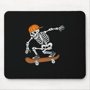 Skelet skateboard Halloween kostuum skateboarden Muismat