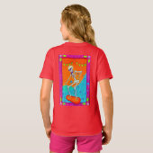 Skelet Skateboard T-shirt (Achterkant volledig)