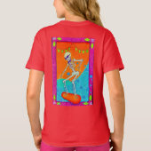 Skelet Skateboard T-shirt (Achterkant)