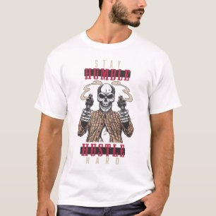 Skelet Skateboarden T-Shirt Skate Straatkunst