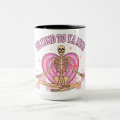 Skelet skelet voor oraal gebruik 60s mok (Midden)